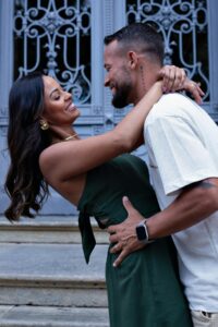 Couple sharing a close, affectionate moment, symbolizing trust, communication, and emotional connection in wife sharing in practice