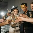 Couples enjoying the excitement and social atmosphere during early lifestyle experiences